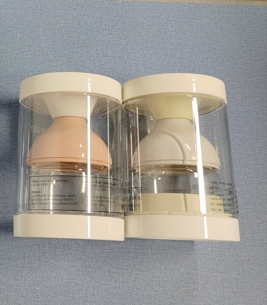 Wide Neck Silicone Baby Feeding Bottle