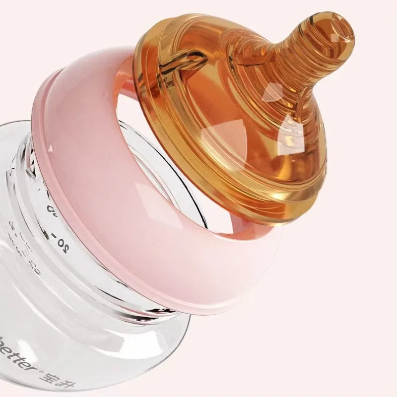 Wide Neck Silicone Baby Feeding Bottle