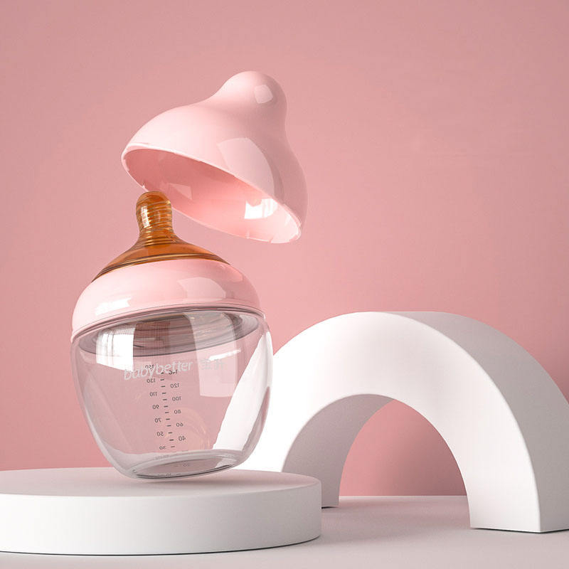 Wide Neck Silicone Baby Feeding Bottle